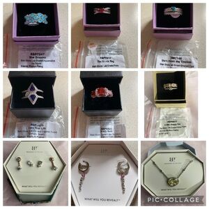 BOMB PARTY LOT ** NEW! NEVER WORN! Rings - Earrings - Necklace!